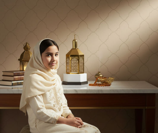 Maqam Ibrahim Table Decor – A Rare Spiritual Treasure-Gold